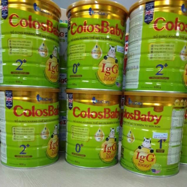 Sữa Non ColosBaBy Gold 1000IgG 800g 0 ,1,2+