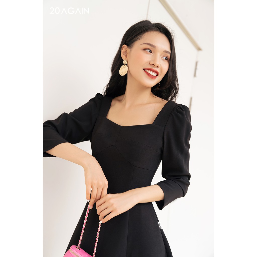 Đầm vải dài tay tà lệch DEA0944 20again | BigBuy360 - bigbuy360.vn