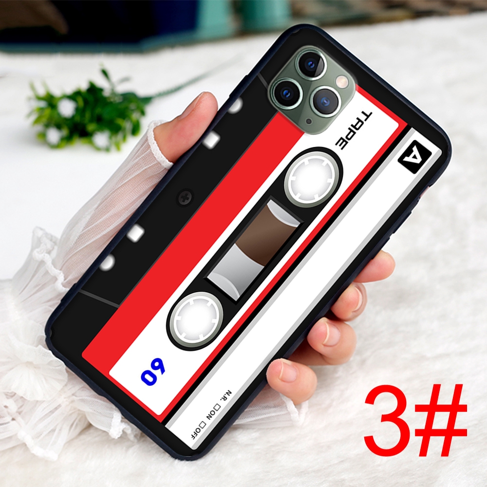 Ốp Điện Thoại Mềm Hình Băng Cassette Cho Iphone 12 Mini 11 Pro Max 7 8 Se