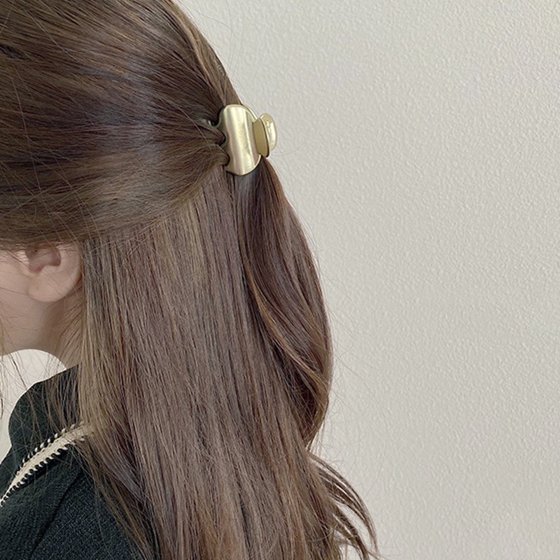 Kẹp Tóc Kim Loại Màu Vàng/Bạc Thời Trang Mới Nhất Cho Nữ