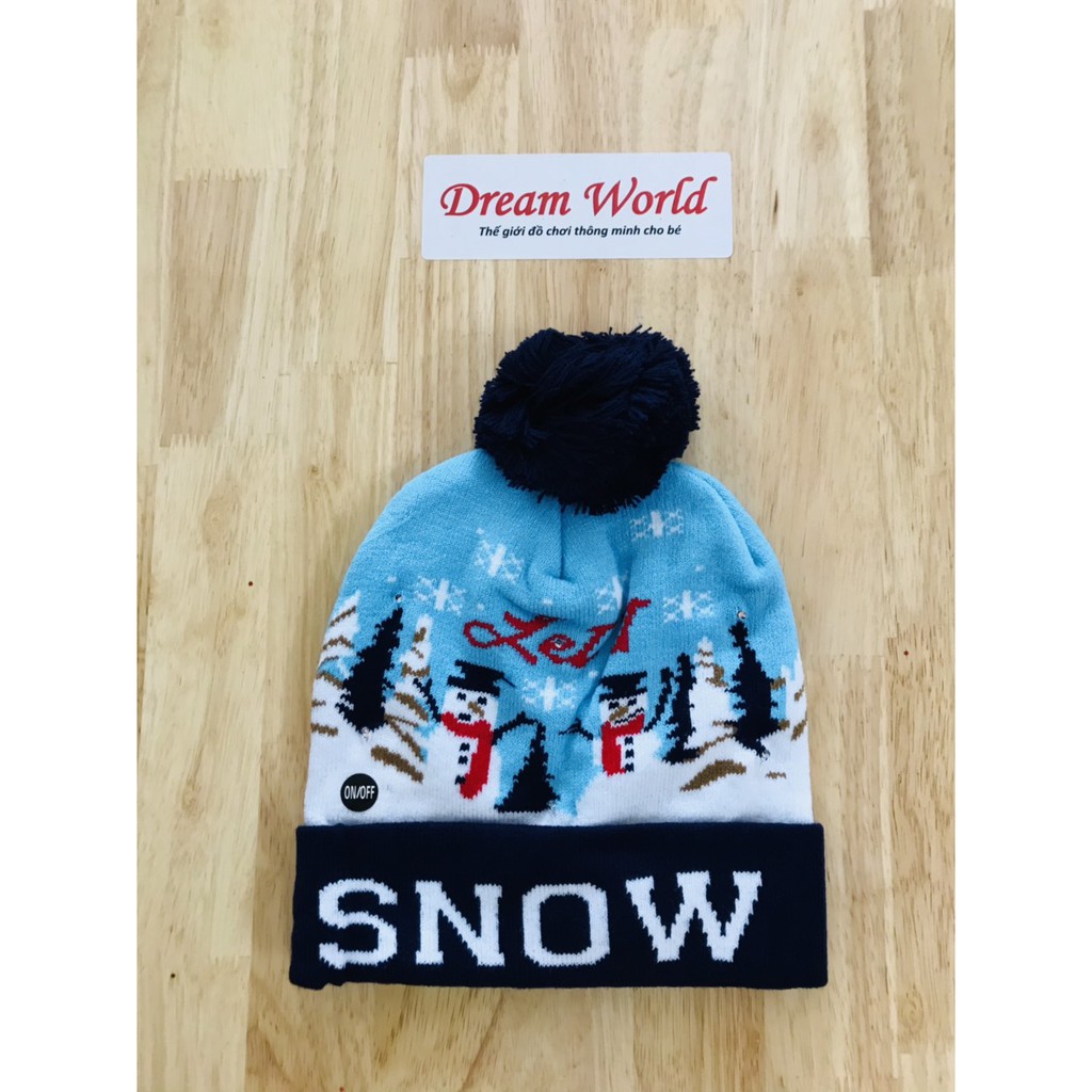 Mũ Noel có đèn LED phát sáng độc đáo cho trẻ em chơi đêm Noel - Dreamworld