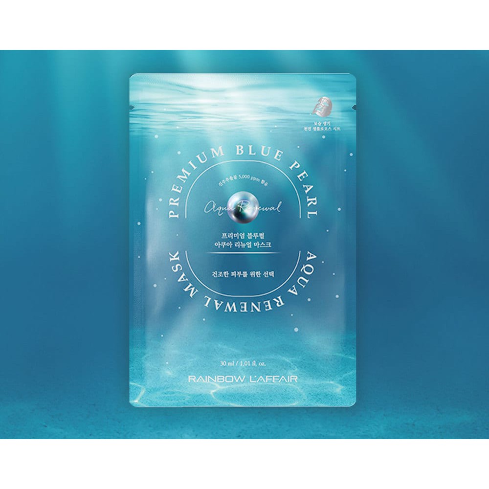 Mặt Nạ Dưỡng Da Rainbow L’Affair Premium Blue Pearl Aqua Renewal 30ml