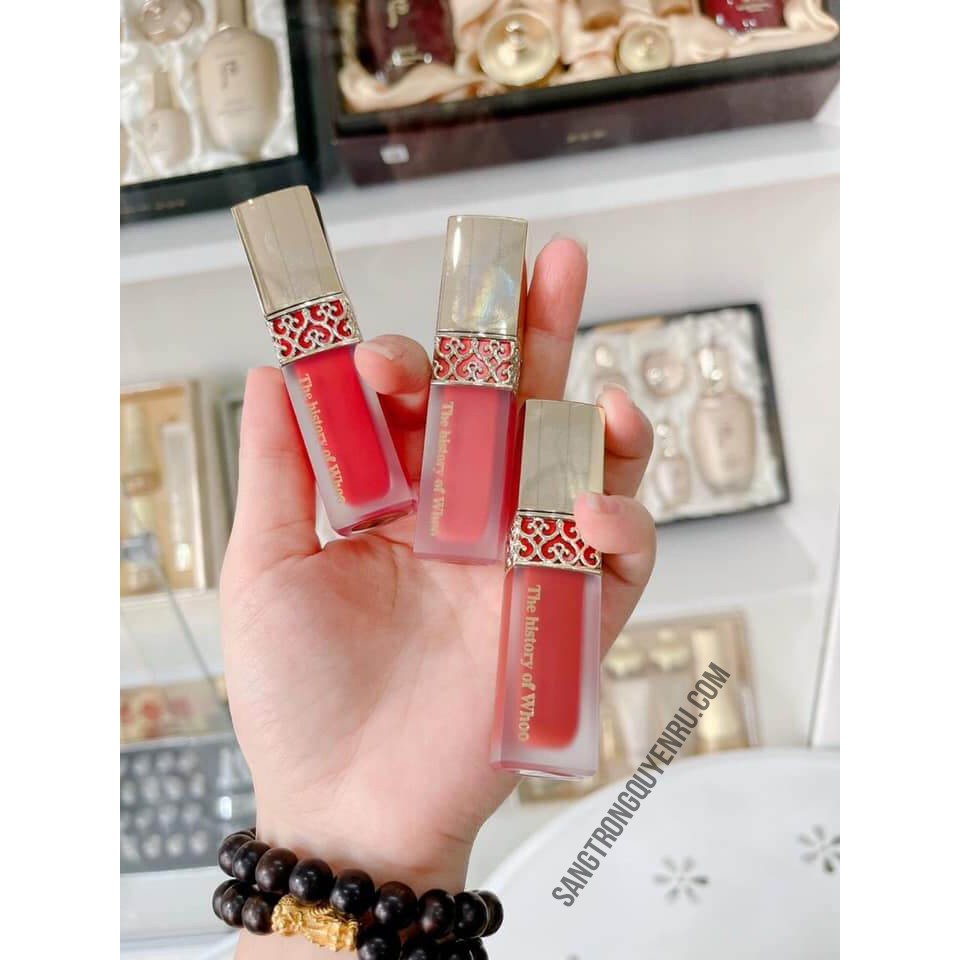 SON KEM LÌ WHOO VELVET LIQUID LIP ROUGE ĐẲNG CẤP SANG TRỌNG QUYẾN RŨ