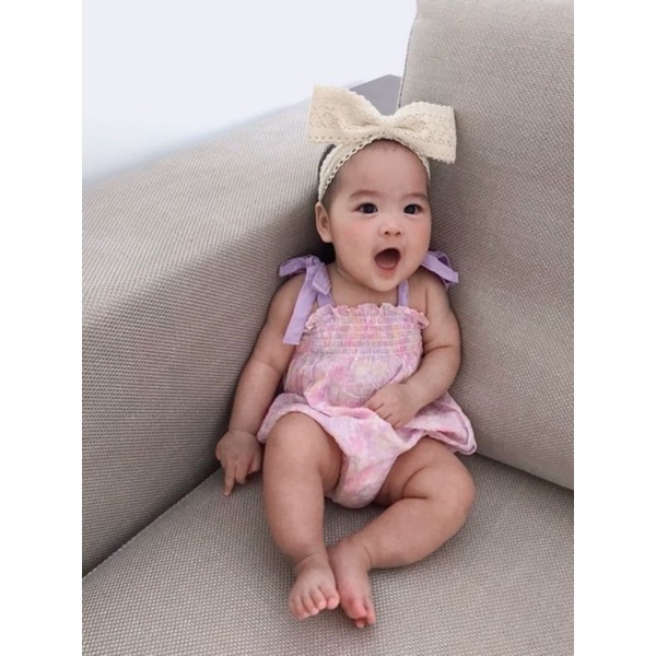 Tuban / băng đô nơ đứng bảng 6cm xinh xắn