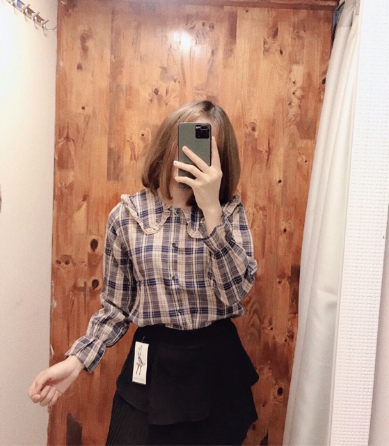 Áo bánh bèo bo tay hàng xưởng Hanna