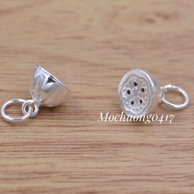 CHUYÊN SỈ  Charm bạc đài sen hàng siêu đẹp - Bạc tốt loại 1, PH263