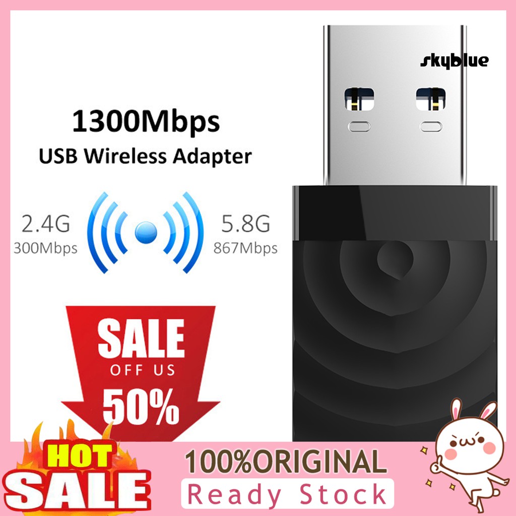 Usb Wifi Mini Cf-812Ac 1300mbps Cho Pc / Laptop