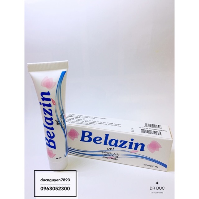 GEL THOA GIẢM MỤN BELAZIN 15g