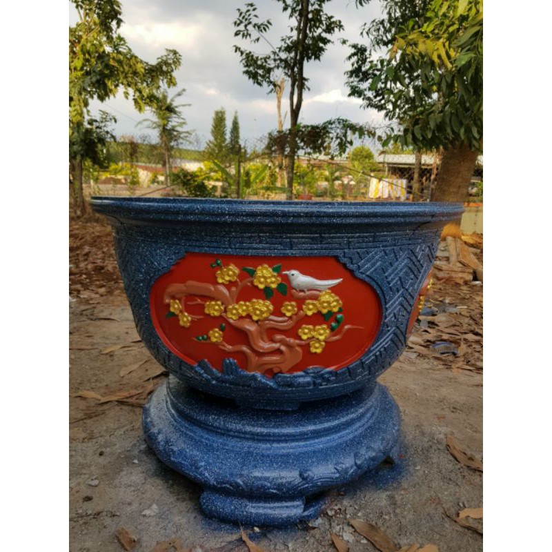 Bộ khuôn tròn 90 hoa mai