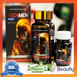 VIÊN UỐNG KICHMEN PLUS HỖ TRỢ SINH LÝ - Tăng Cường Sinh Lực Quý Ông Làm Chậm Thời Gian Mãn Dục - CHÍNH HÃNG HỘP 30 VIÊN