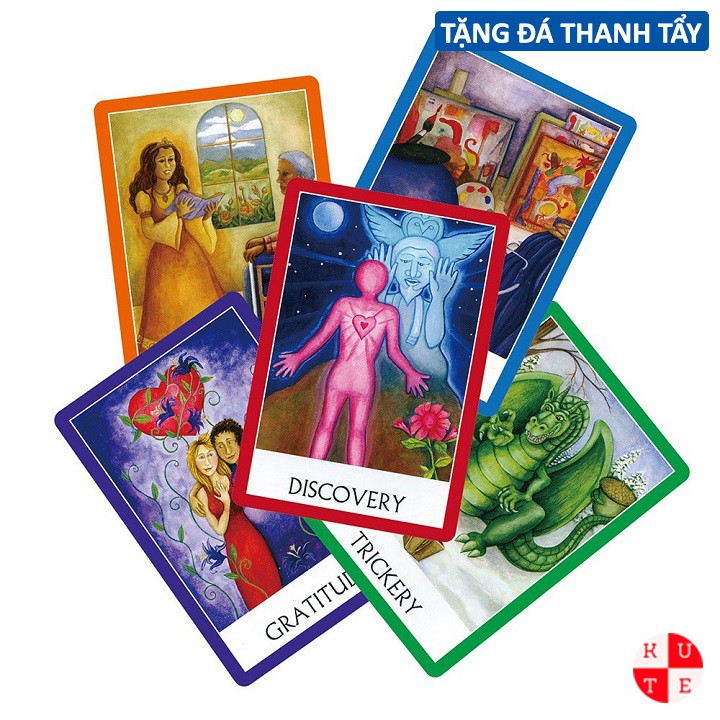 Bộ Bài Oracle Chakra Wisdom 49 Lá Bài Tặng File Tiếng Anh Và Đá Thanh Tẩy