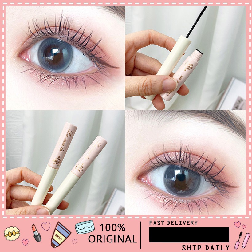 ✨✨Mascara Siêu Mảnh Tơi Mi Lameila Skinny Microcara Vỏ Hồng, Chuốt Mi Siêu Mảnh Tơi