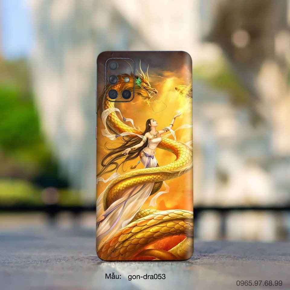 Miếng dán skin SamSung Galaxy  S9/ S9 Plus/ S10 / S10 Plus / S20 /S20 Ultra / S20 Plus in hình rồng sưu tầm