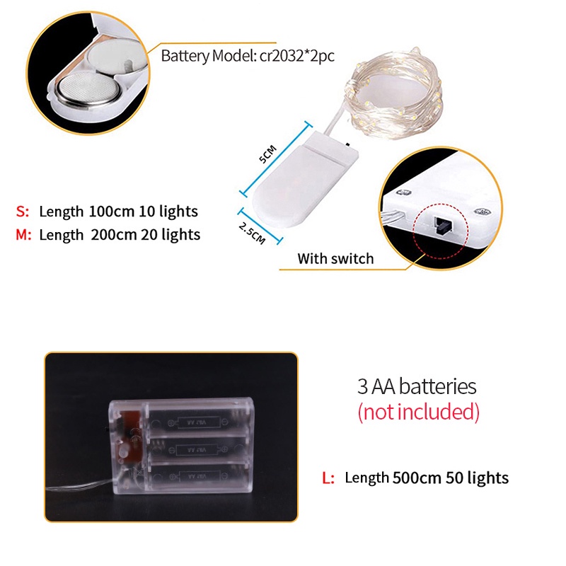 Dây Đèn Led Trang Trí Dài 1M