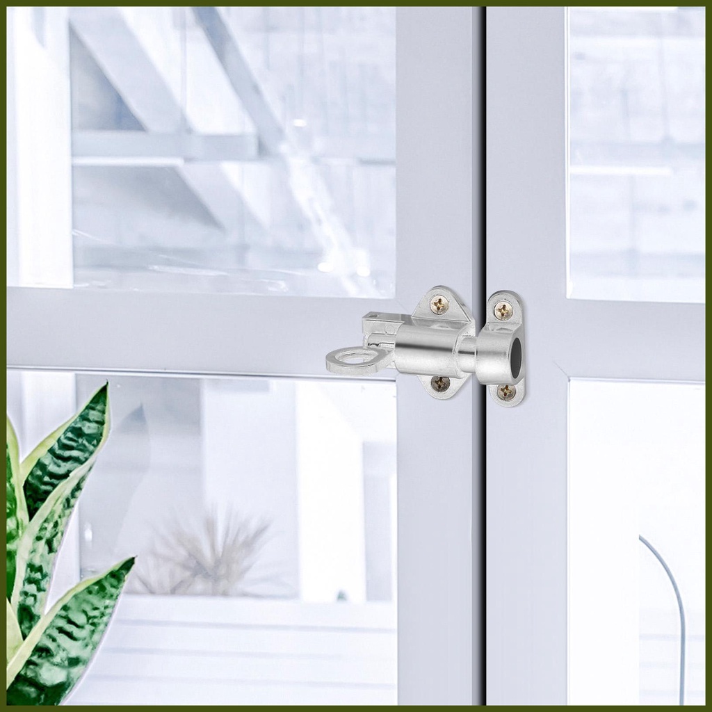 Chốt Khóa Cửa Sổ/Cửa Ra Vào Tự Động Bằng Hợp Kim Nhôm Màu Đen Chất Lượng Cao