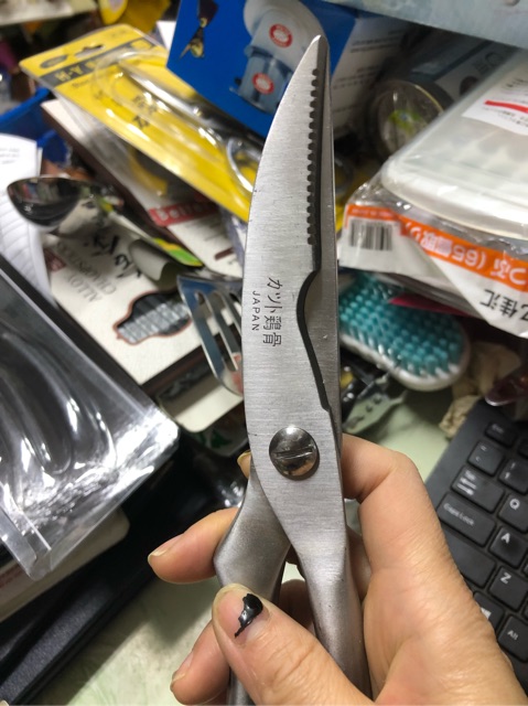 Kéo cắt gà vịt JAPAN 100% inox - 001