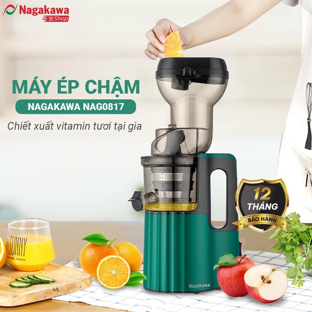 MÁY ÉP CHẬM NAGAKAWA 0817