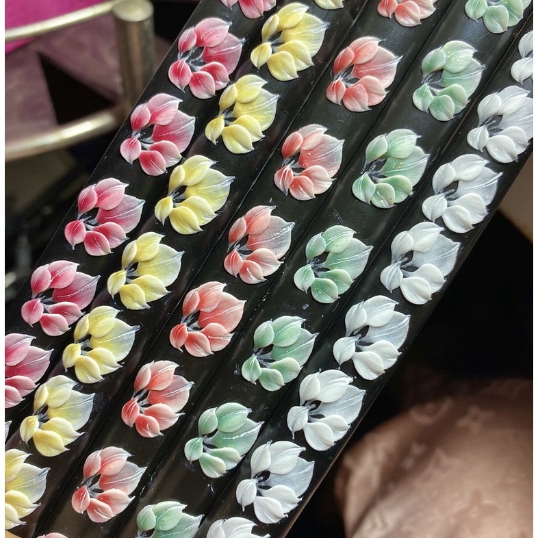 hoa bột nail gắn móng(hoa chân)