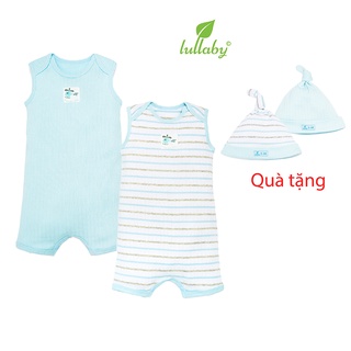 LULLABY - BST Đại dương - Set 2 romper sát nách vai chồm NH24-17 KÈM QUÀ TẶNG