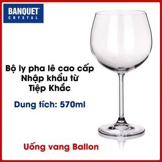 Bộ ly pha lê Desgustation dùng uống vang Ballon dung tích 570ml (DEG570)