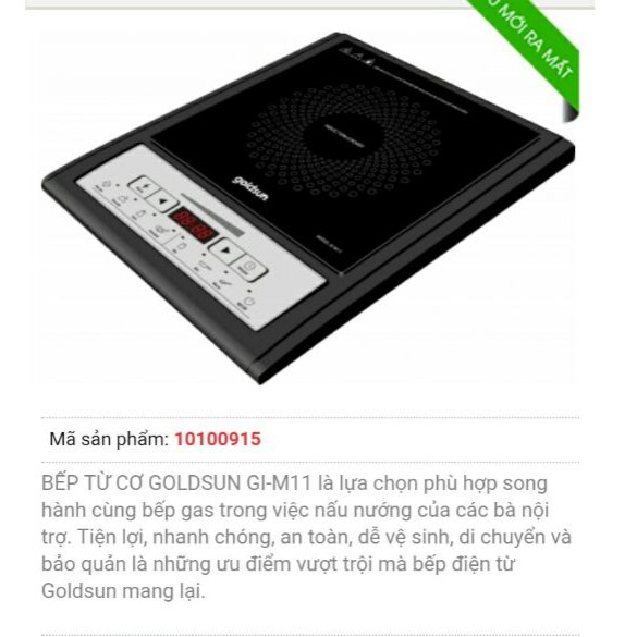 BẾP TỪ CƠ GOLDSUN GI-M11