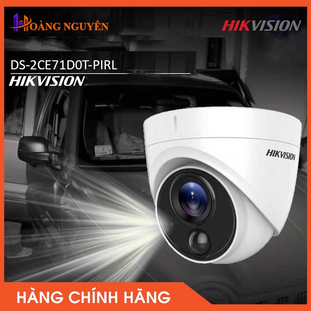 [NHÀ PHÂN PHỐI] Camera chống trộm HD-TVI 2MP Hikvision DS-2CE71D0T-PIRL