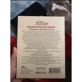 Tinh chất nhau thai cừu Rosanna Placenta Cellular Serum