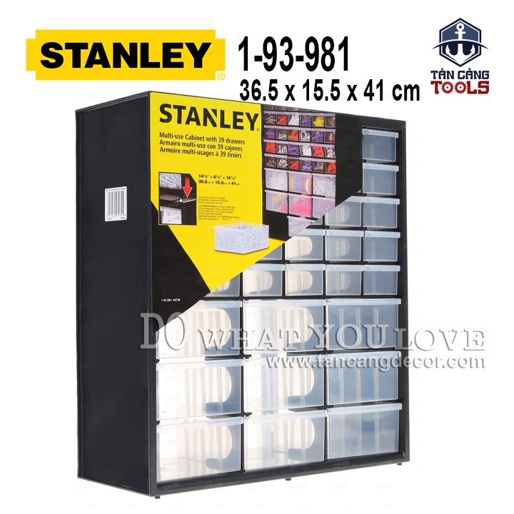 Hộp Đựng Linh Kiện Tiện Ích 39 Ngăn Stanley 1-93-981