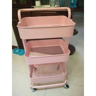 Kệ Đựng Bỉm Sữa, Đựng Đồ Đa Năng Có Bánh Xe, kệ 3 tầng đa năng cho mẹ và bé