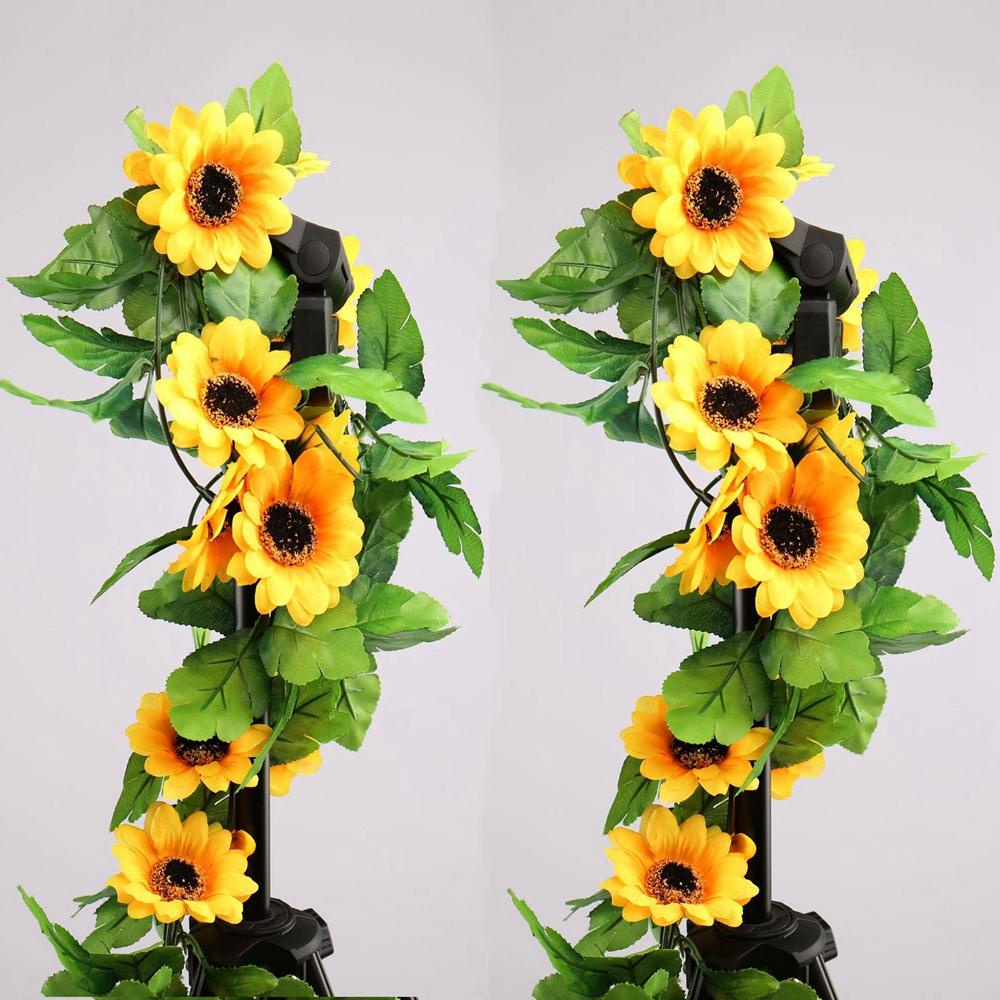 Dây Hoa Hướng Dương Giả 2.5M Trang Trí Tiệc