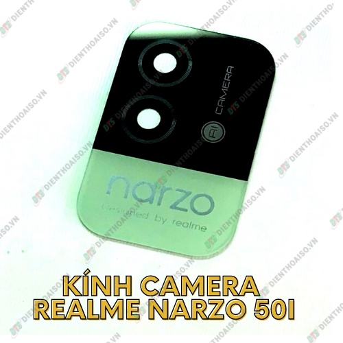 Mặt kính camera realme narzo 50i có sẵn keo dán