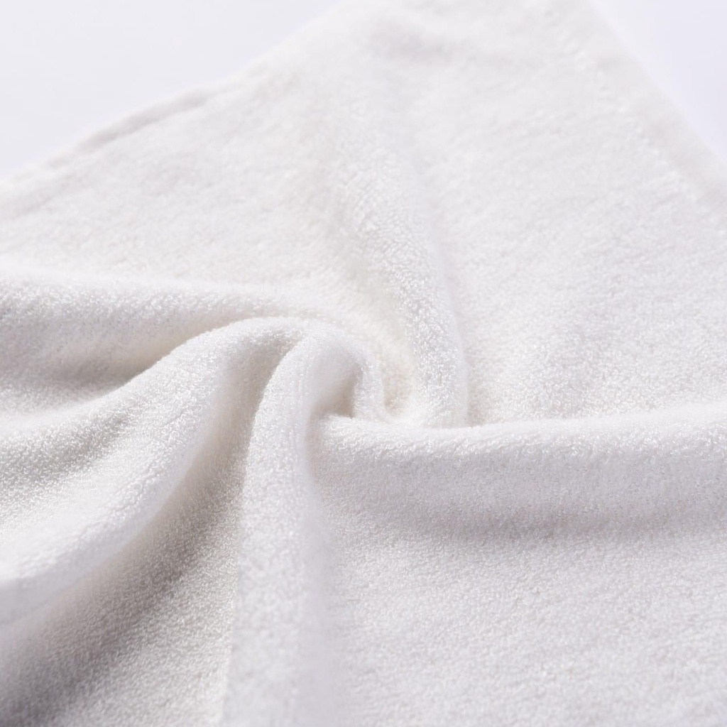 Set 6 khăn mặt sợi tre Organic siêu mềm mịn 25x25