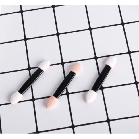 [Set 10 chiếc] Cọ đánh phấn mắt/ môi 2 đầu chất lượng cao DUASHOP