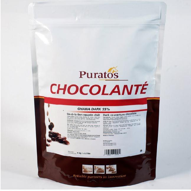 Socola đen nguyên chất Chocolate 55% 1kg