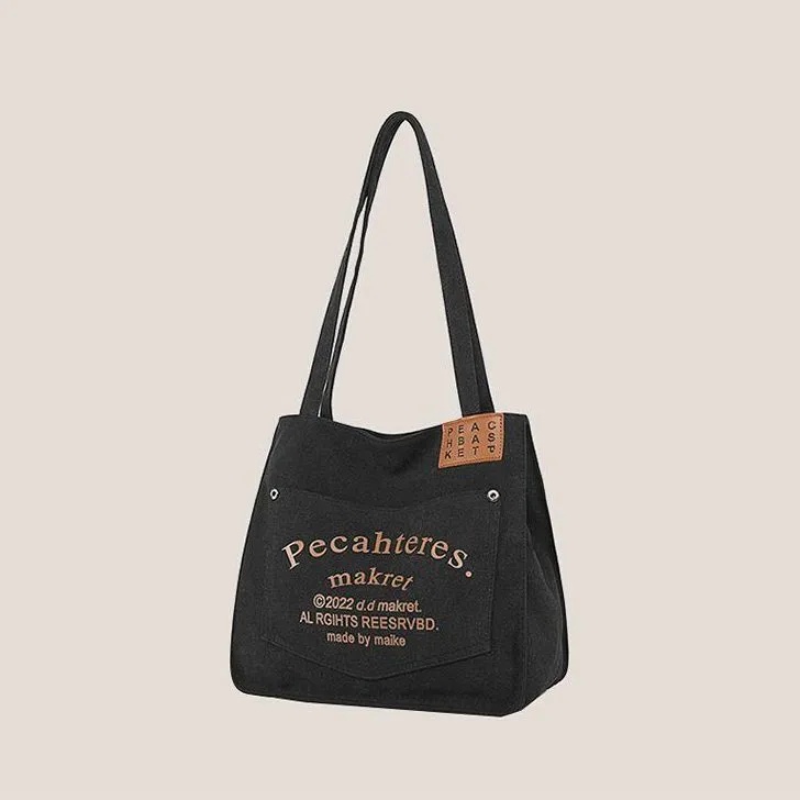 Túi Xách canvas Cỡ Lớn Phong Cách Nhật Bản Cho Nữ kf137