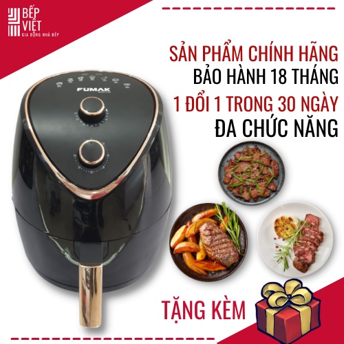 Nồi chiên không dầu Fumak Nhật Bản [CHÍNH HÃNG] FM-2055 , Dung Tích 5.5L [Bảo hành 18 tháng]