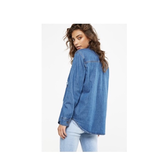 ÁO SƠ MI DENIM hiệu COTTON ON