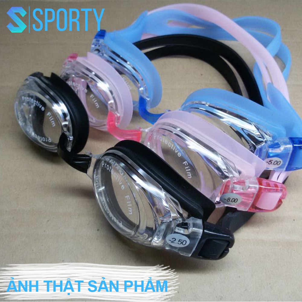 Kính bơi cận người lớn, trẻ em 5100 SPORTY có độ cận thị từ 1.5 độ đến 8.0 độ chống UV