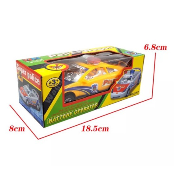 Xe cảnh sát chạy Pin