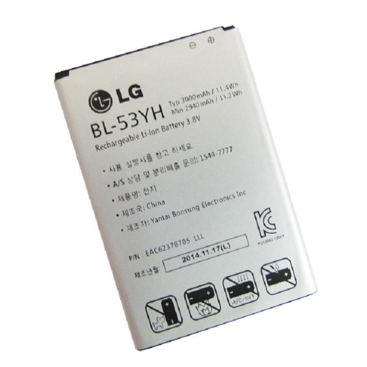 PIN LG G3 F400 D855 BL-53YH ZIN HÃNG , cam kết chất lượng