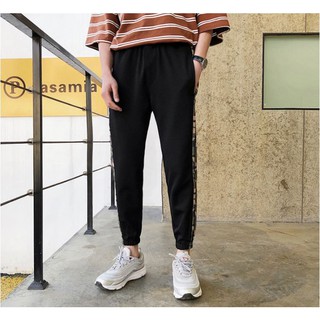 Quần jogger nam phối sọc rằn ri cực chất Hot thu đông 2018