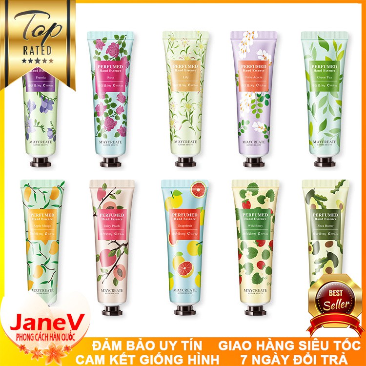 Kem dưỡng da tay maycreate perfumed hand essence siêu mềm mại Neity MKDT1