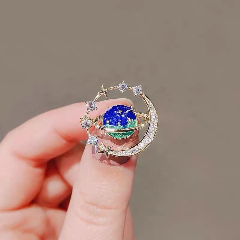 Ghim Cài Khăn Choàng Lụa Chống Chói Nhiều Màu Sắc Tinh Tế Chất Lượng Cao