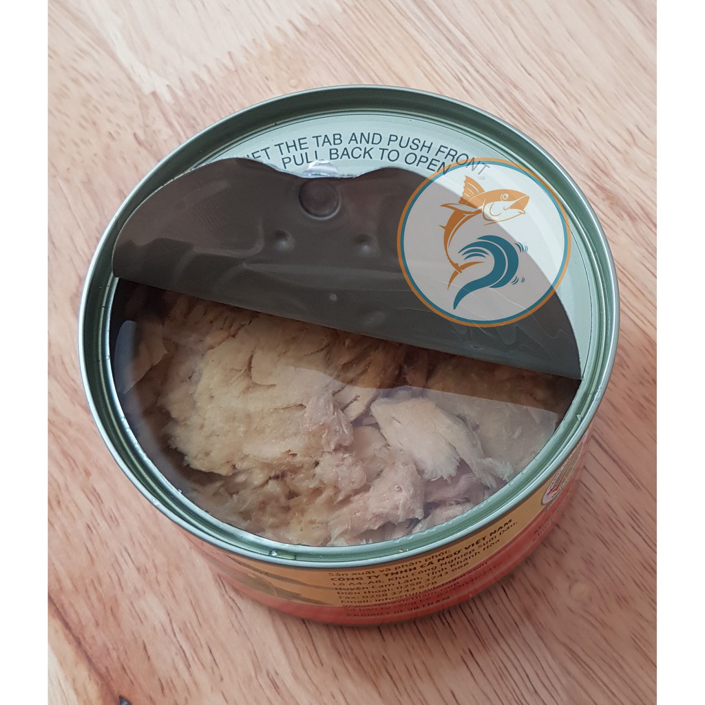 Cá ngừ cắt khúc ngâm dầu (Skipjack tuna chunks in soya oil) (160 và 185 gram/ lon)