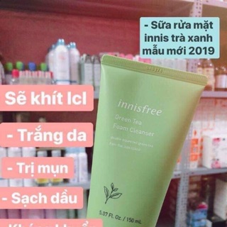 Sữa rữa mặt innisfree trà xanh