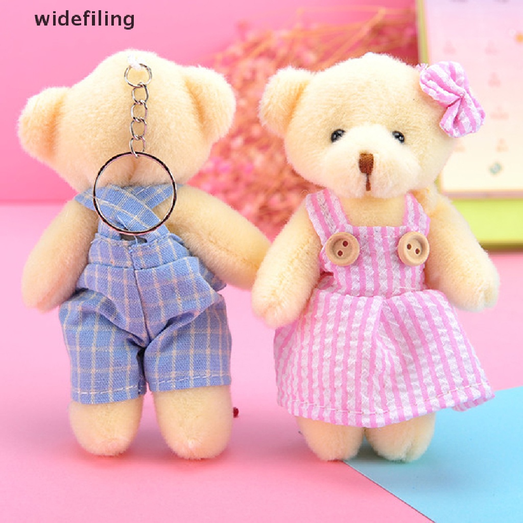 Móc Khóa Gấu Teddy Nhồi Bông Dễ Thương