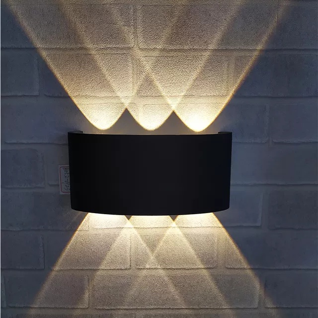 Đèn hắt tường 2 đầu vỏ nhôm LT017/4  ,đèn phòng ngủ, đèn dẫn cầu thang, đèn trang trí, đèn tường, đèn rọi 2 đầu