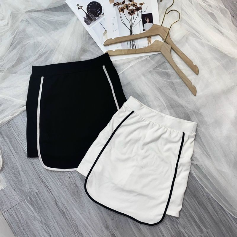 Chân váy chữ A  borip phối viền siêu siêu năng động