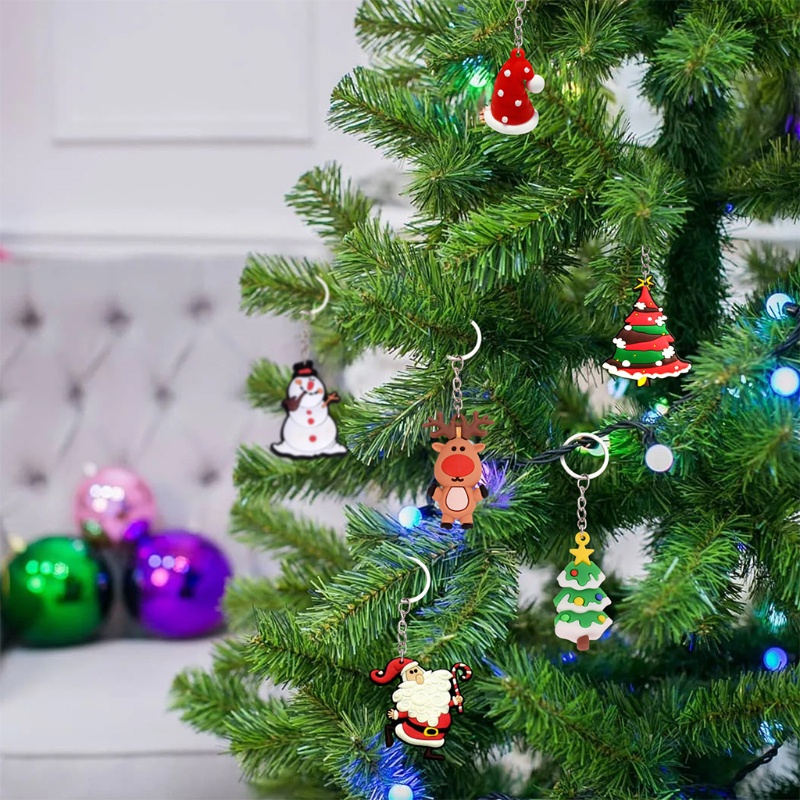 Lịch Đếm Ngược Ngày Giáng Sinh Có Móc Khóa Hình Ông Già Noel