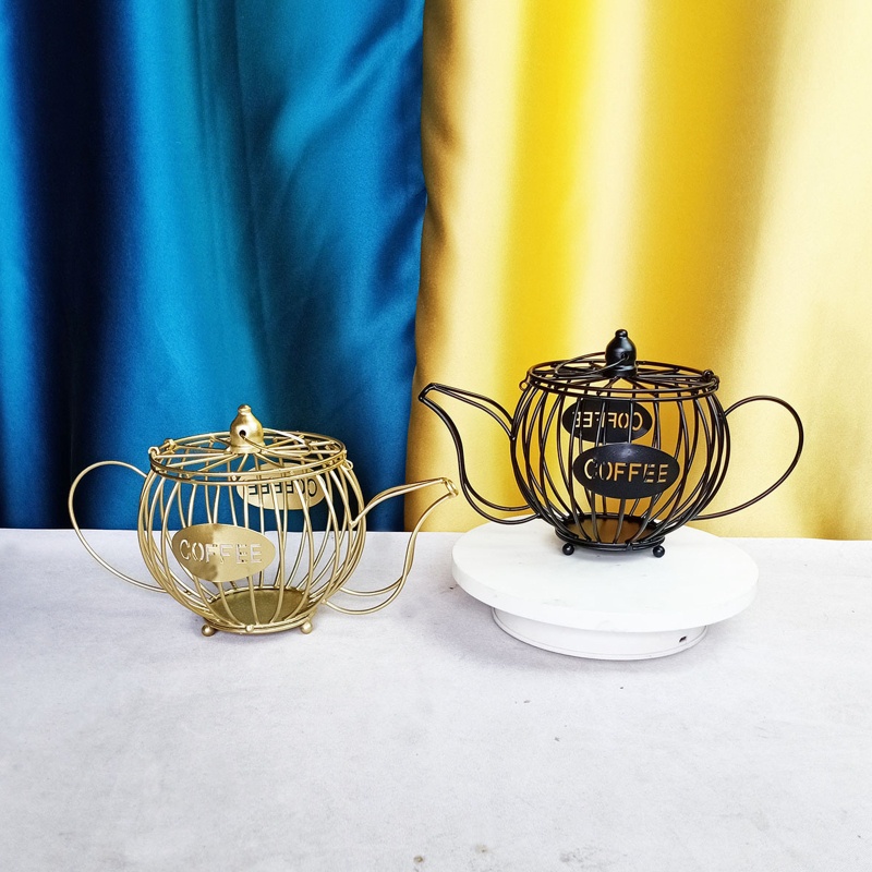 Giá Đỡ Cốc Cà Phê Bằng Đất Sét Hình Ấm Trà Rỗng Màu Tím Sáng Tạo Dành Cho Gia Đình / Quán Cà